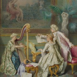 Rococo scene